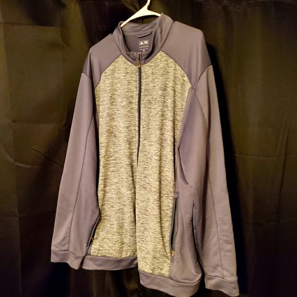 Adidas full zip gold jacket - Picture 1 of 5